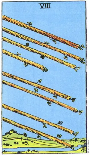 Eight of Wands (权杖八)