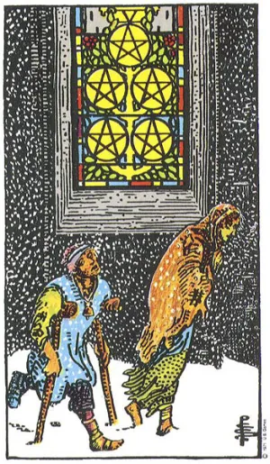 Five of Pentacles (星币五)