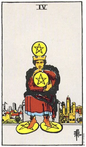 Four of Pentacles (星币四)