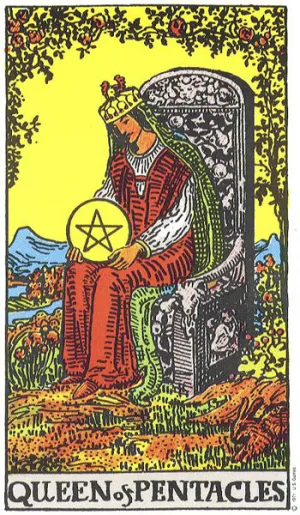 Queen of Pentacles (星币王后)