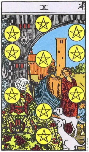 Ten of Pentacles (星币十)